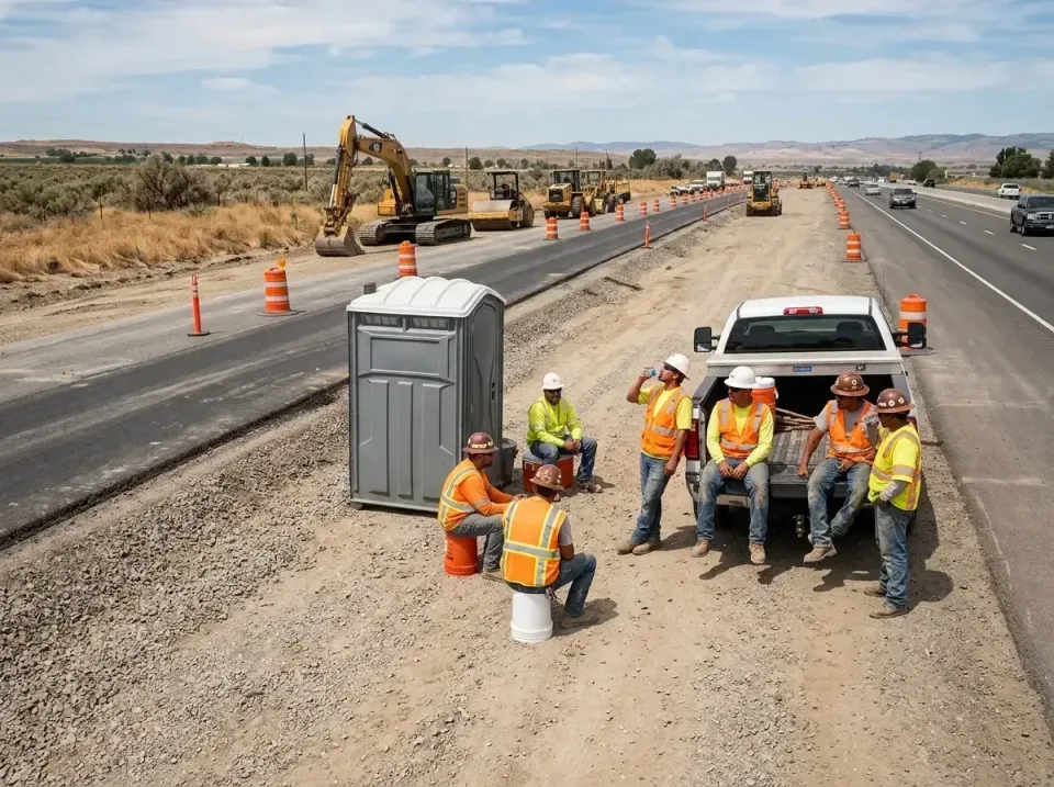 highway-road-construction-crew-007 — frequently asked questions, Porta Potty and Restroom Rentals in Johnson, AR